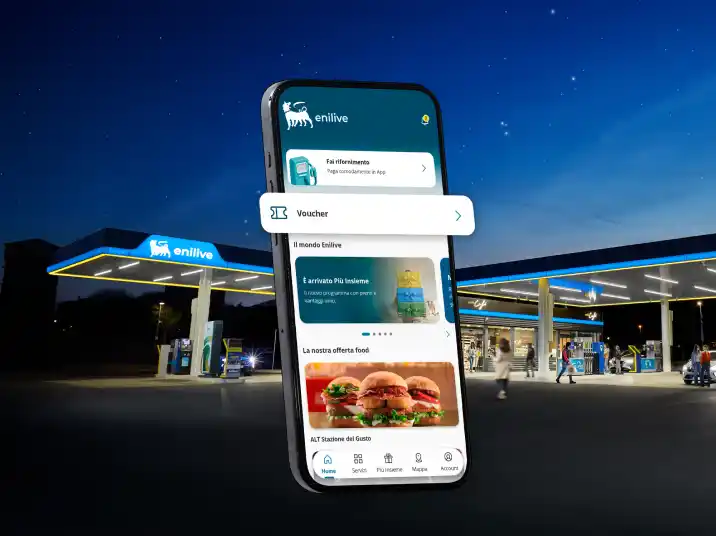 Esselunga con stazione di servizi Enilive