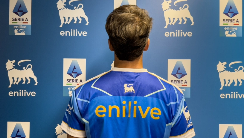 Maglia celebrativa Indossata Serie A Enilive