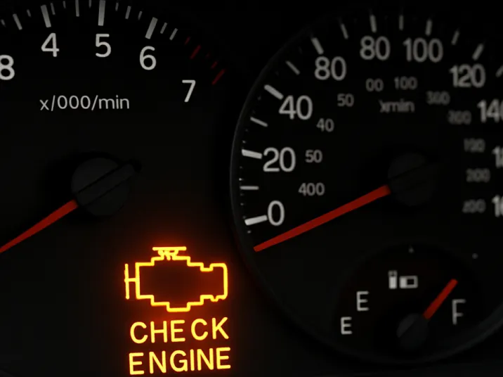 Spia motore arancione check engine Enilive