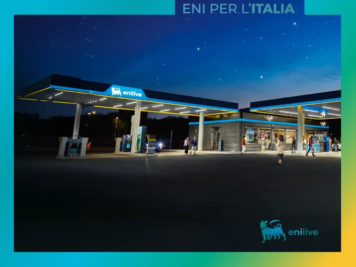 stazione di servizio enilive station